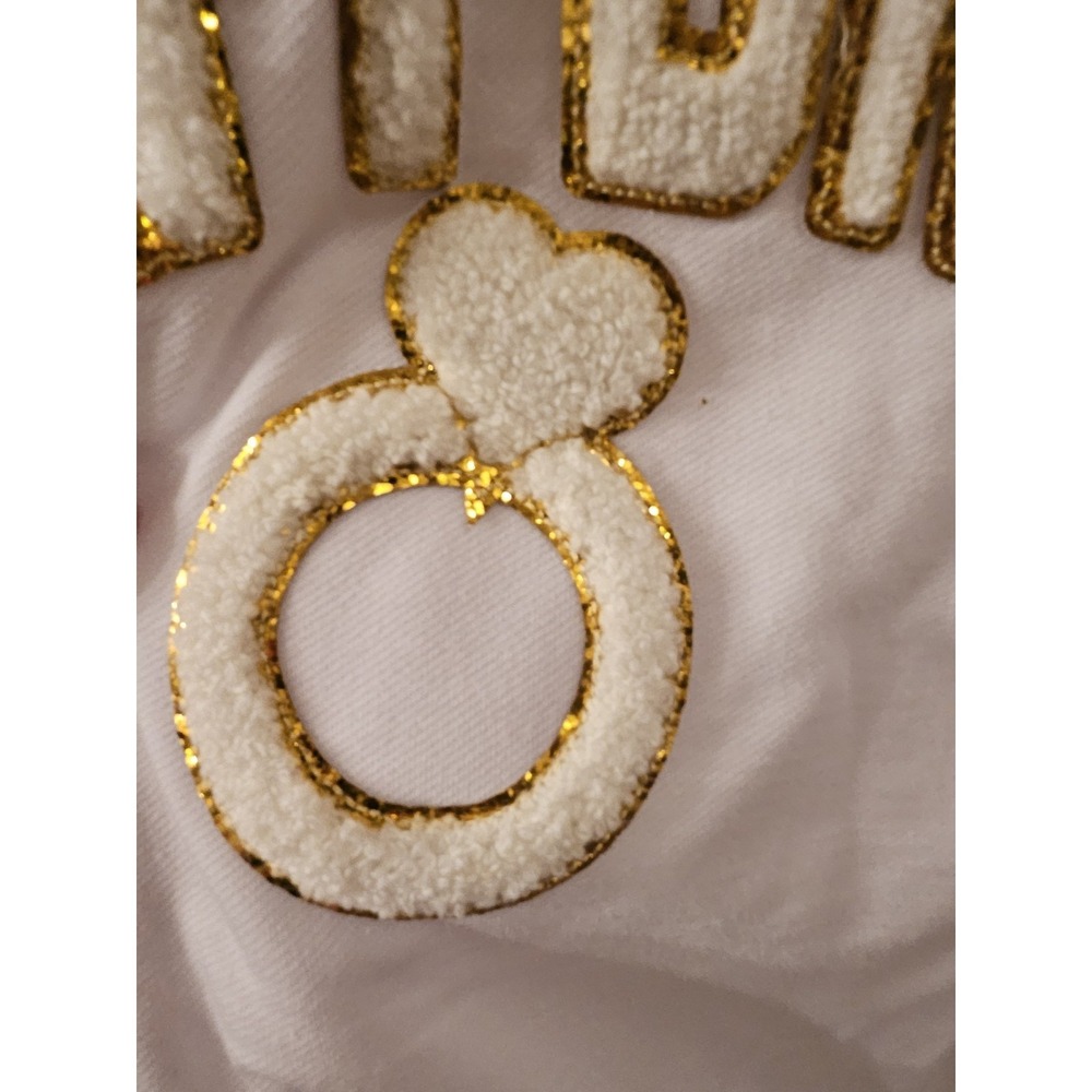 Simply Southern Team Bride White Cotton Sweatshirt M GREAT condition - Picture 5 of 6